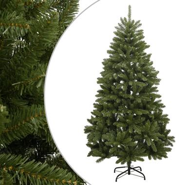 vidaXL Kunstkerstboom met scharnieren en standaard 300 cm groen product