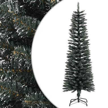 vidaXL Kunstkerstboom met standaard smal 150 cm PVC groen product