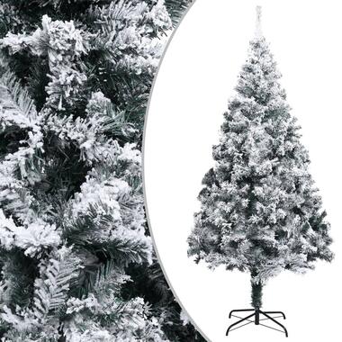 vidaXL Kunstkerstboom met sneeuw PVC 400 cm groen product