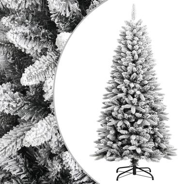 vidaXL Kunstkerstboom met sneeuw 120 cm PVC en PE product