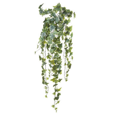 Louis Maes kunstplant/hangplant Klimop/hedera - groen/wit - 105 cm product