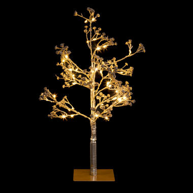 Feeric lights & Christmas Lichtboom - H50 cm - goud - kunststof product