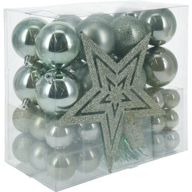 Christmas Decorations Kerstballen 3,4,6 cm - met piek - groen product