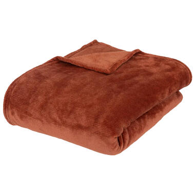 Atmosphera Plaid - terracotta - polyester - 180 x 230 cm product