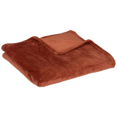 Atmosphera Plaid - terracotta - polyester - 125 x 150 cm product