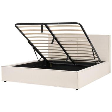 MOISSAC - Bed - Beige - 180 x 200 cm - Polyester product