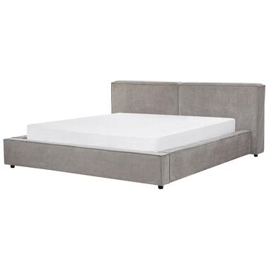 LINARDS - Bed - Grijs - 180 x 200 cm - Polyester product