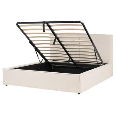 MOISSAC - Bed - Beige - 160 x 200 cm - Polyester product
