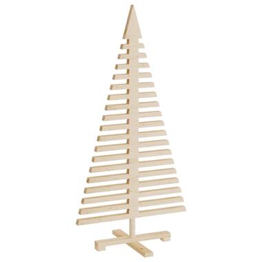 vidaXL Kerstdecoratie kerstboom 120 cm massief grenenhout product