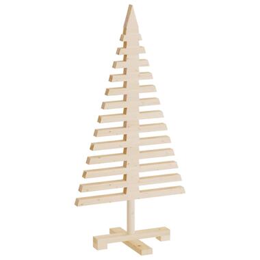 vidaXL Kerstdecoratie kerstboom 90 cm massief grenenhout product