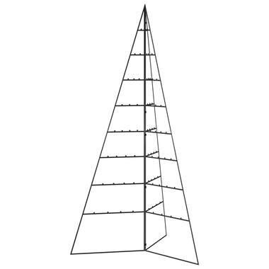 vidaXL - Metalen Kerstboom - Zwart - 180 cm product