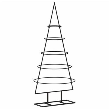 vidaXL Kerstdecoratie kerstboom 90 cm metaal zwart product