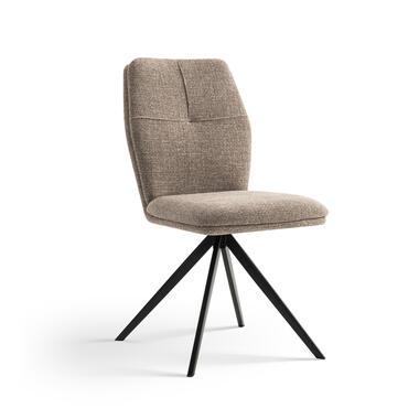 Furnihaus Eetkamerstoelen set van 4 - Emma - Taupe - Stof product