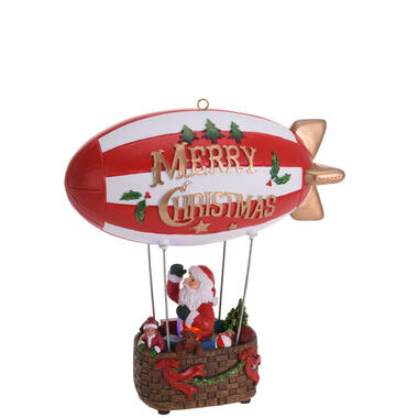 Christmas Decoration kersttafereel zeppelin - met verlichting product