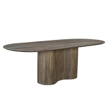 Eettafel Ovaal 200cm - Bruin - Hout - Eettafel Ava product