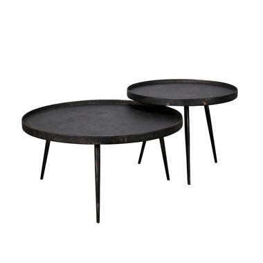 Fraaai - Roos salontafel - set van twee rond product