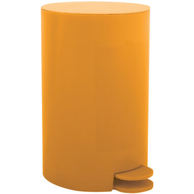 MSV kleine badkamer/toilet pedaalemmer - saffraan geel - 3L - 15x27 cm product
