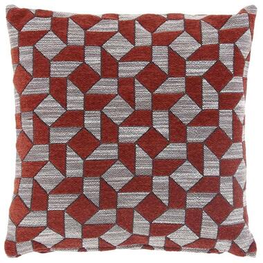 Unique Living - Kussen Laslo - 45x45cm - Rood product