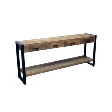 Nobe Interiors sidetable Britt industrieel 180x35x76cm product