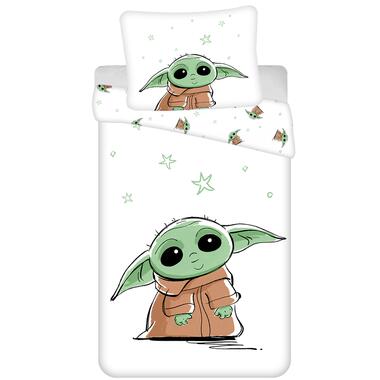 Star Wars Dekbedovertrek Baby Yoda - Eenpersoons - 140 x 200 cm - Katoen product