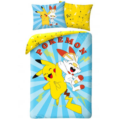 Pokémon Dekbedovertrek, High Five - Eenpersoons - 140 x 200 cm - Katoen product