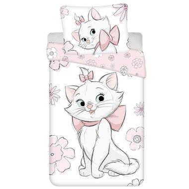 Disney Aristocat Dekbedovertrek Bloemen - Eenpersoons - 140 x 200 cm - Katoen product