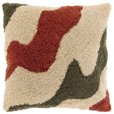 Unique Living - Kussen Stef Print - 45x45cm - Rood product