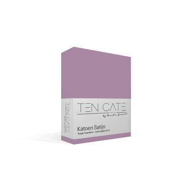 Ten Cate 100% Katoensatijnen Topper Hoeslaken - 90x200 - Lavendel Paars product