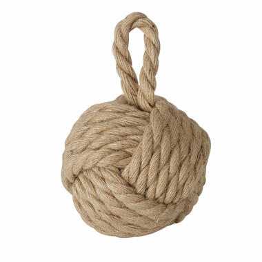 Boltze deurstopper - 1.5 kilo - bruin - jute - 23 x 15 cm product