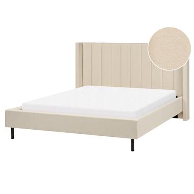 VILETTE - Tweepersoonsbed - Beige - 160 x 200 cm - Bouclé product