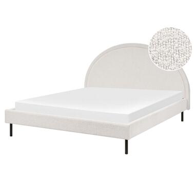 MARGUT - Bed - Wit - 160 x 200 cm - Bouclé product