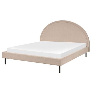MARGUT - Bed - Beige - 160 x 200 cm - Bouclé product
