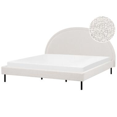 MARGUT - Bed - Wit - 180 x 200 cm - Bouclé product