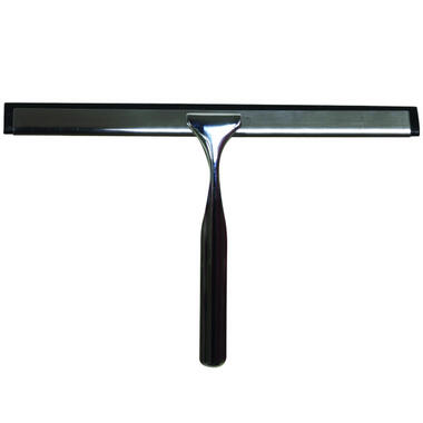MSV Douche raamwisser - kunststof - zwart - lus/zuignap - 25 cm product