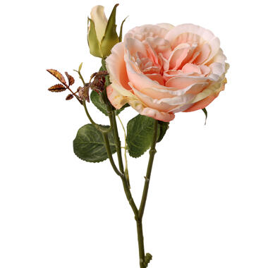 Top Art Kunstbloem roos Little Joy - roze - 38 cm - decocatie product