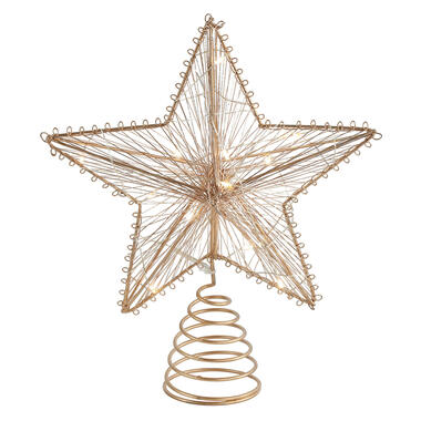 Countryfield kerstboom piek stervorm - LED verlichting- 25 cm product