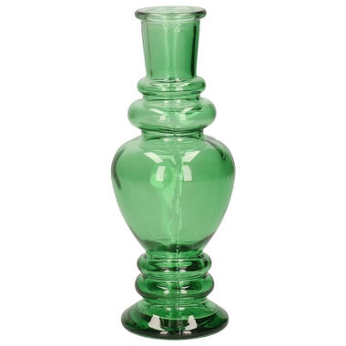 Ideas 4 Seasons Bloemenvaas Venice - glas - helder groen - D5.7 x H15 cm product