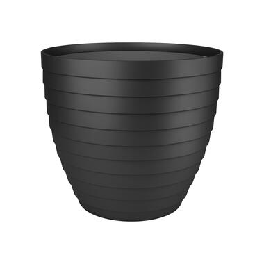 Juypal Hogar Plantenpot - zwart - kunststof - D21 x H19,3 cm product