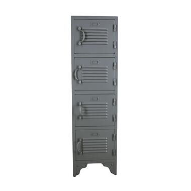 Rootsmann Lockerkast Grijs - Locker met 4 deuren - Metaal product