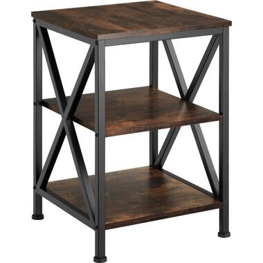 tectake Bijzettafel Nottingham 40,5x40,5x60,5cm