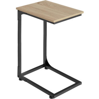 tectake Bijzettafel Erie 40x30x63cm, Industrieel Licht Hout, Eiken Sonoma product