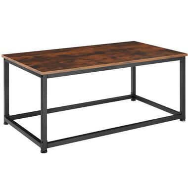 tectake Salontafel Lynch, Industrieel Hout Donker, Rustiek product