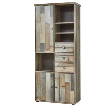 Emob Buffetkast Clem 83cm 3 deuren & 3 lades - driftwood product