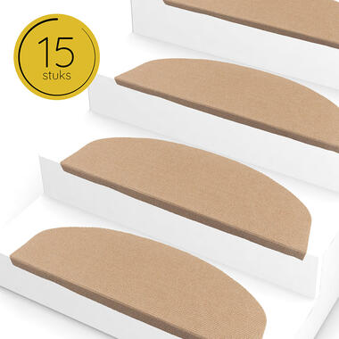 LW Collection trapmatten beige 15 stuks zelfklevend product