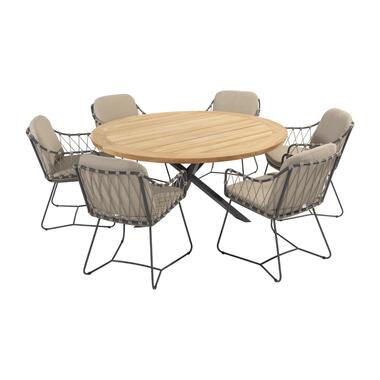 Taste Prego/Prado ronde tuinset - 7-delig - Ø160 cm product