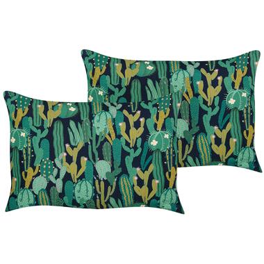 VIOZENE - Tuinkussen set van 2 - Groen - 40 x 60 cm - Polyester product