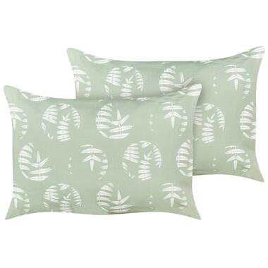 ALASSIO - Tuinkussen set van 2 - Groen - 40 x 60 cm - Polyester product