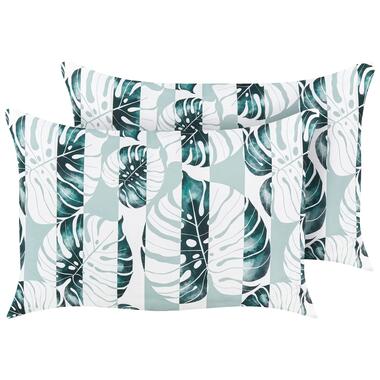 TERMINI - Tuinkussen set van 2 - Groen - 40 x 60 cm - Polyester product