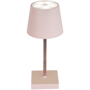 Out of the blue Tafellamp - USB - LED - roze - kunststof - 26 cm product