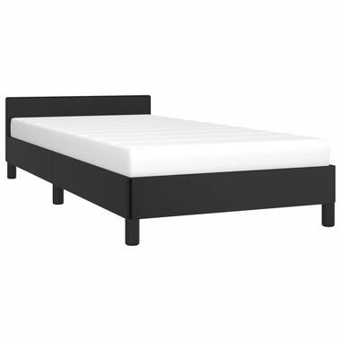 vidaXL Bedframe met hoofdeinde zonder matras 80x200 cm zwart product